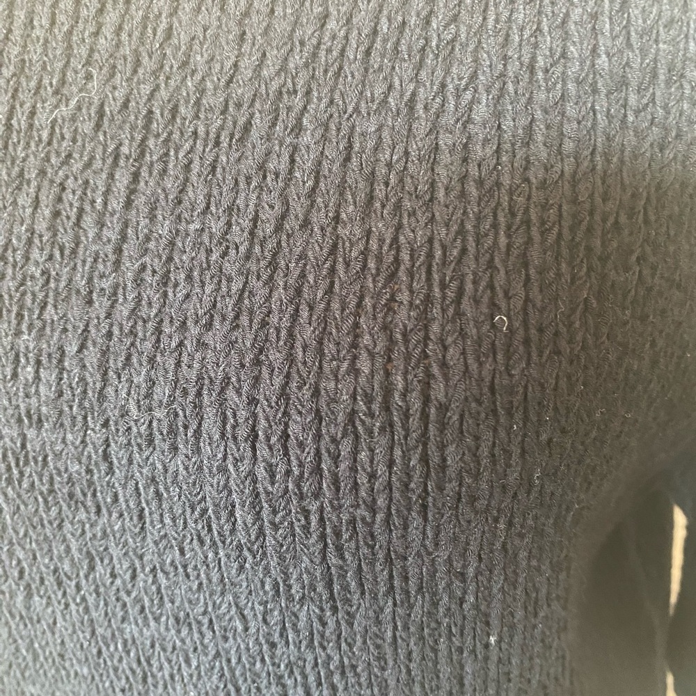 Talbots NWT Navy Blue Cowl Neck Sweater, Size M - Picture 6 of 6